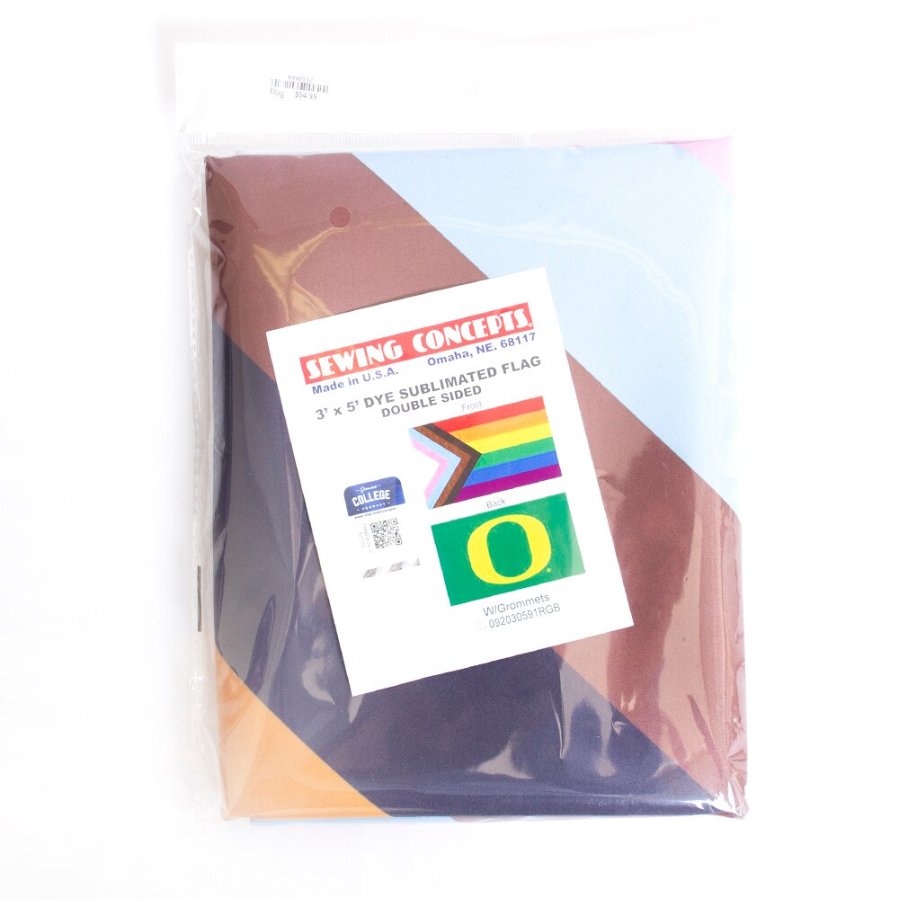 Classic Oregon O, Sewing Concepts, Green, Flags, Home & Auto, Pride, Double Sided, 3'x5', 733056